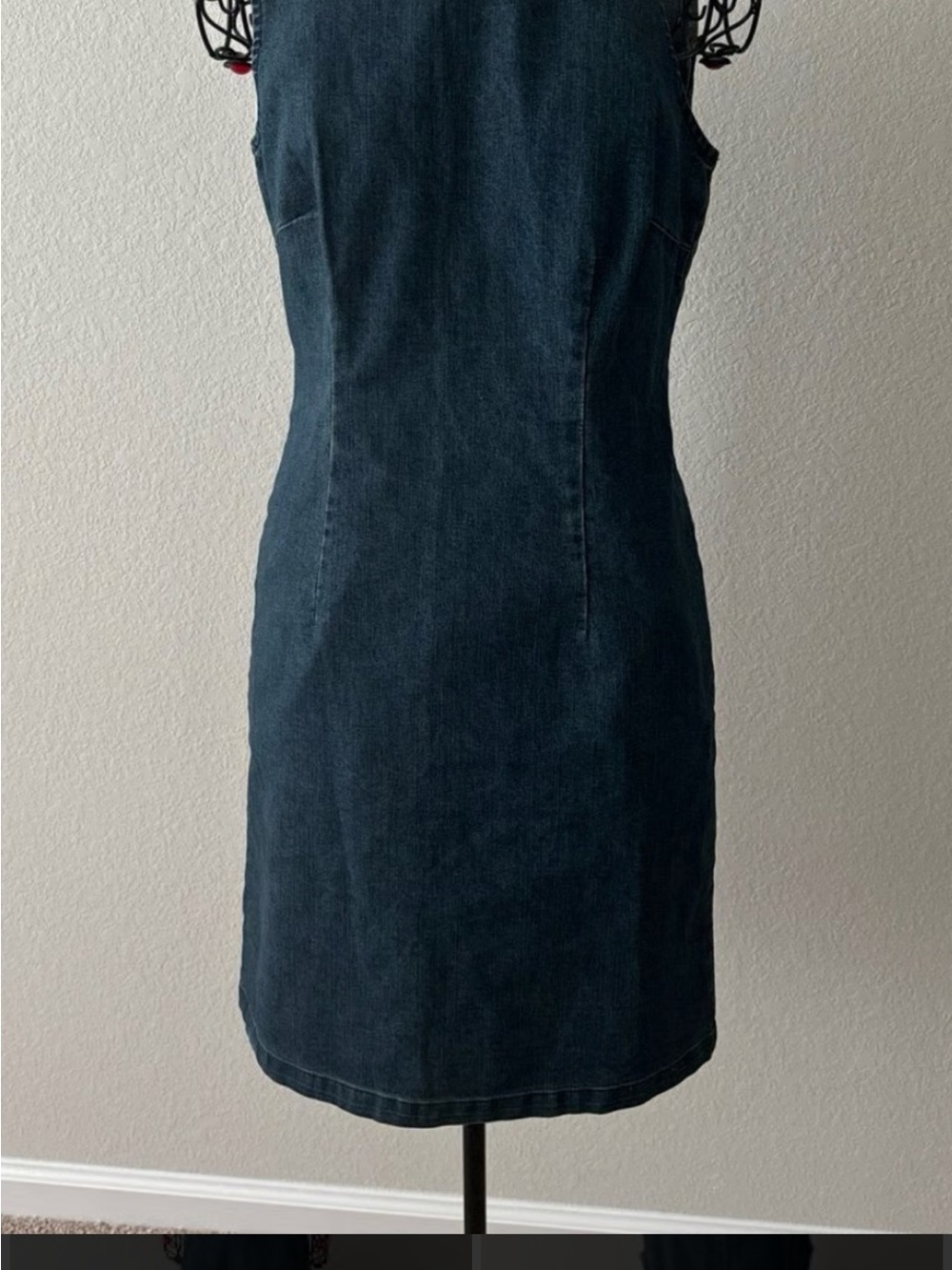 Chadwicks Dark Indigo Denim Sheath Dress